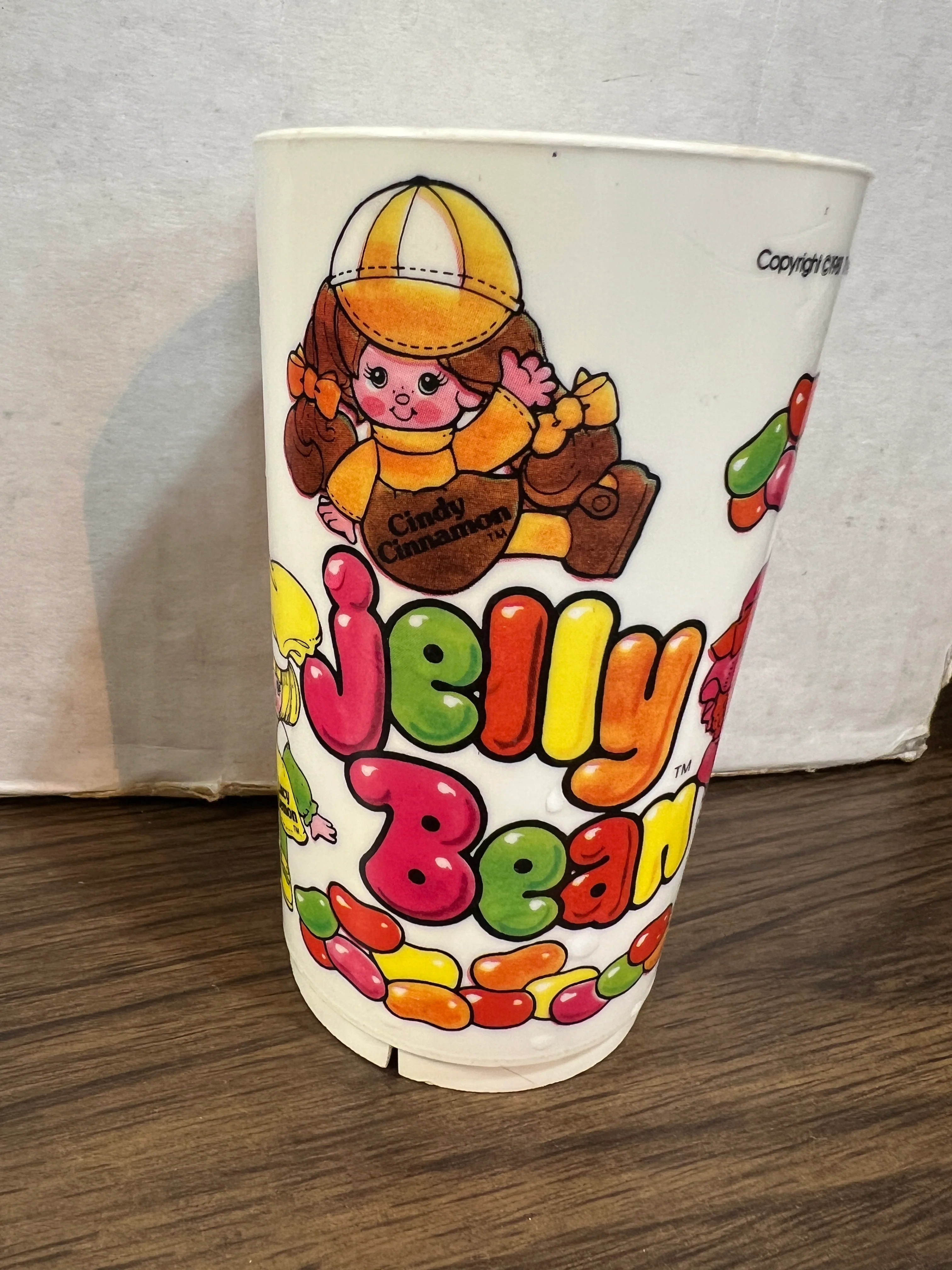 1981 Jelly Bean Cup (Lanard Company) Lucy Lemon / Cindy Cinnamon / Very Cherry