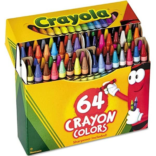 Crayola Crayons with Sharpener - 64 Count - Image 2