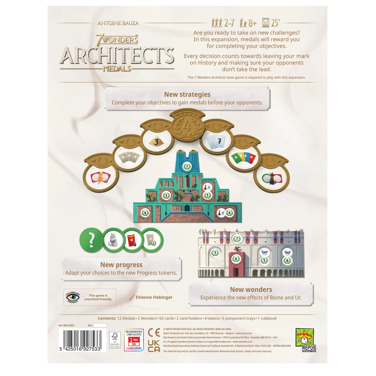 7 Wonders : Architects Medals - Image 2
