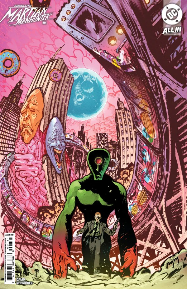 ABSOLUTE MARTIAN MANHUNTER #1 (OF 6) CVR J INC 1:50 DANIEL WARREN JOHNSON CARD STOCK VAR