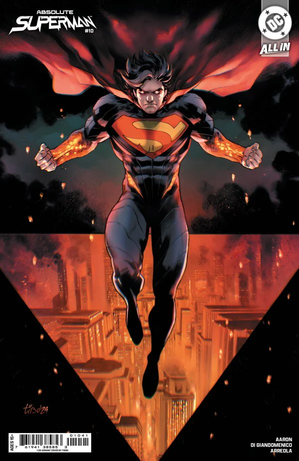 ABSOLUTE SUPERMAN #10 CVR D INC 1:25 TIRSO CARD STOCK VAR