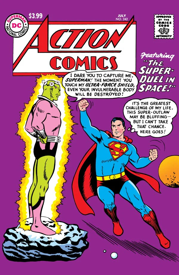 ACTION COMICS #242 FACSIMILE EDITION CVR A CURT SWAN