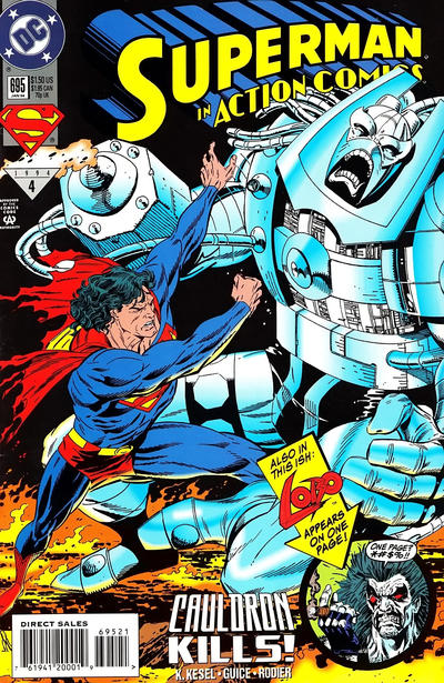 Action Comics #695 Butch Guice Variant