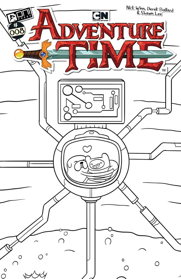 ADVENTURE TIME (2025) #8 CVR F INC 1:50 NICK WINN B&W VAR