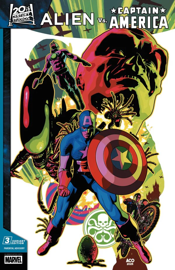 ALIEN VS. CAPTAIN AMERICA #3 ACO VARIANT
