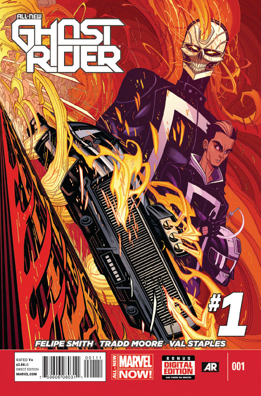 All-New Ghost Rider #1 First Robbie Reyes Ghost Rider