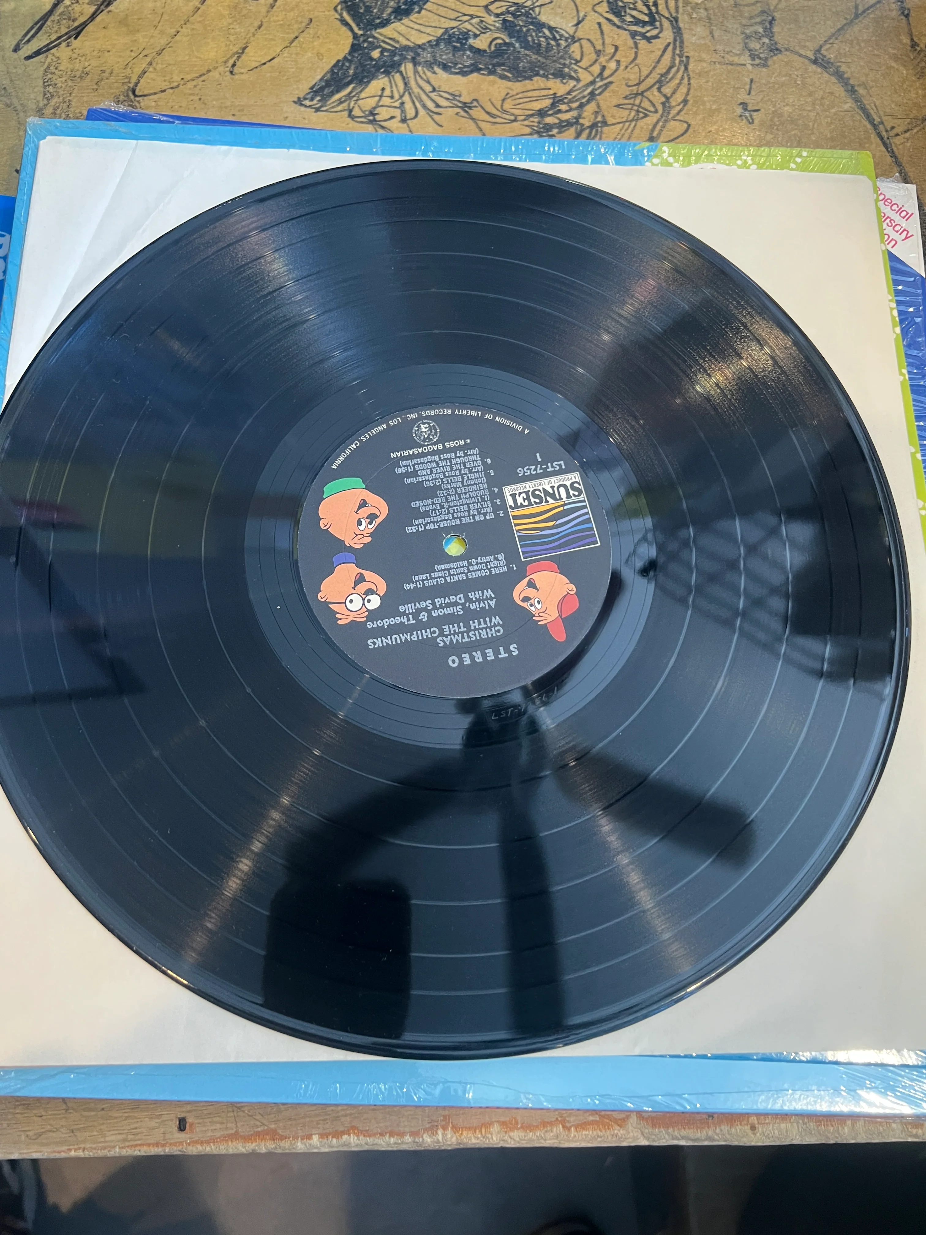 Alvin and the Chipmunks : Christmas With The Chipmunks LP Liberty - Image 3