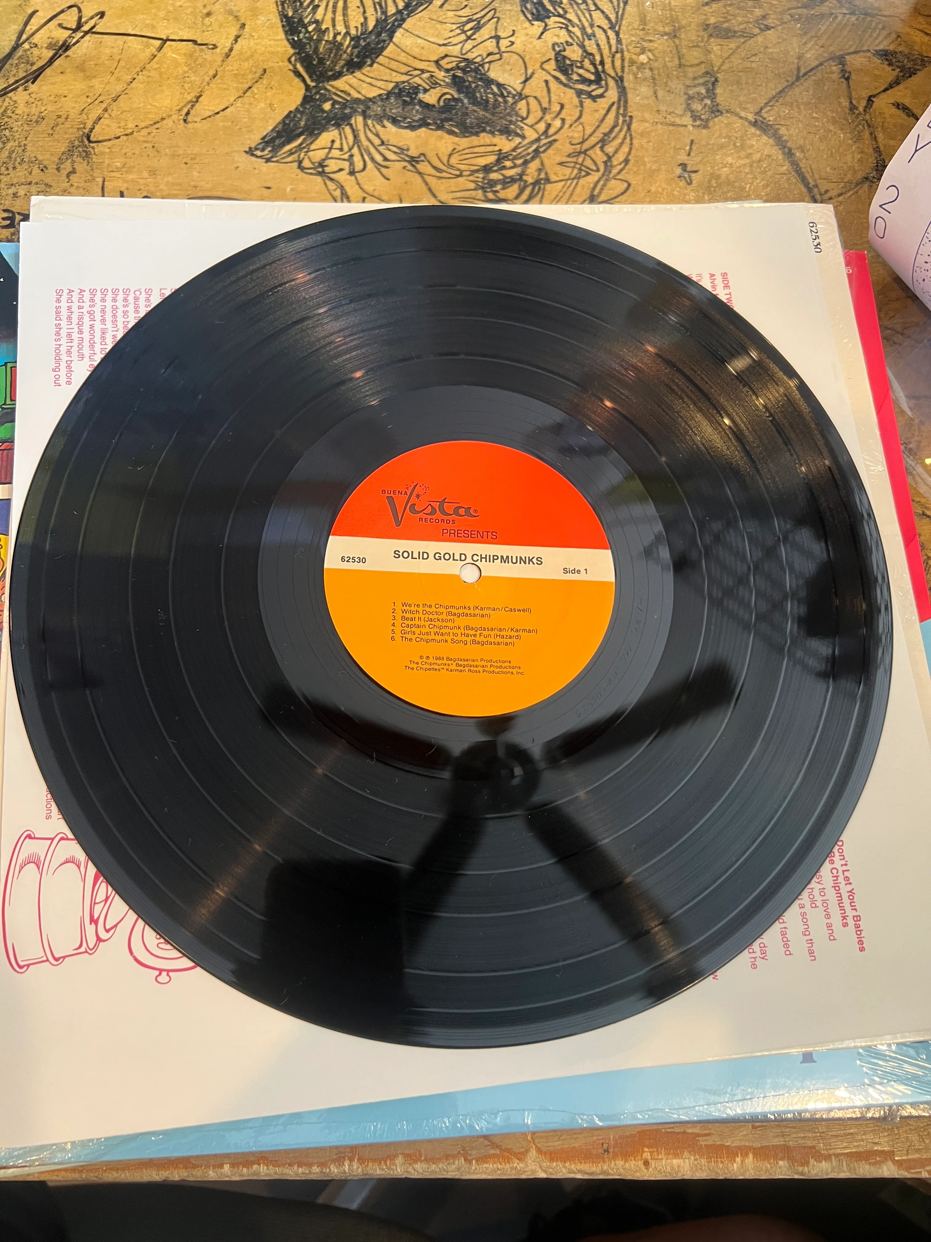 Alvin and the Chipmunks : Solid Gold Chipmunks LP - Image 3