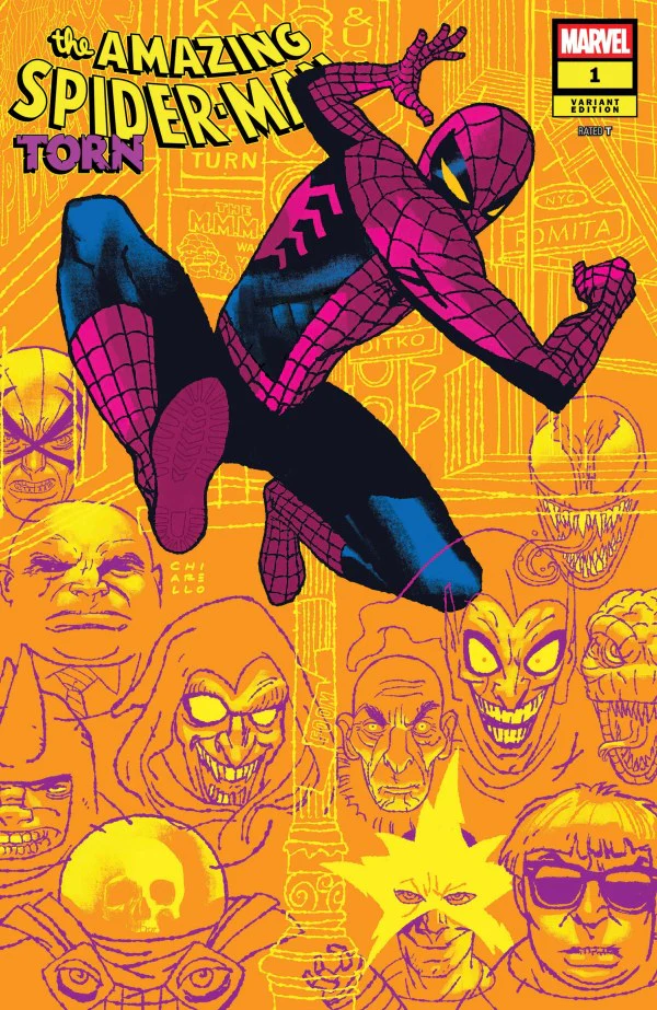 AMAZING SPIDER-MAN: TORN #1 MARK CHIARELLO INC 1:25 VARIANT