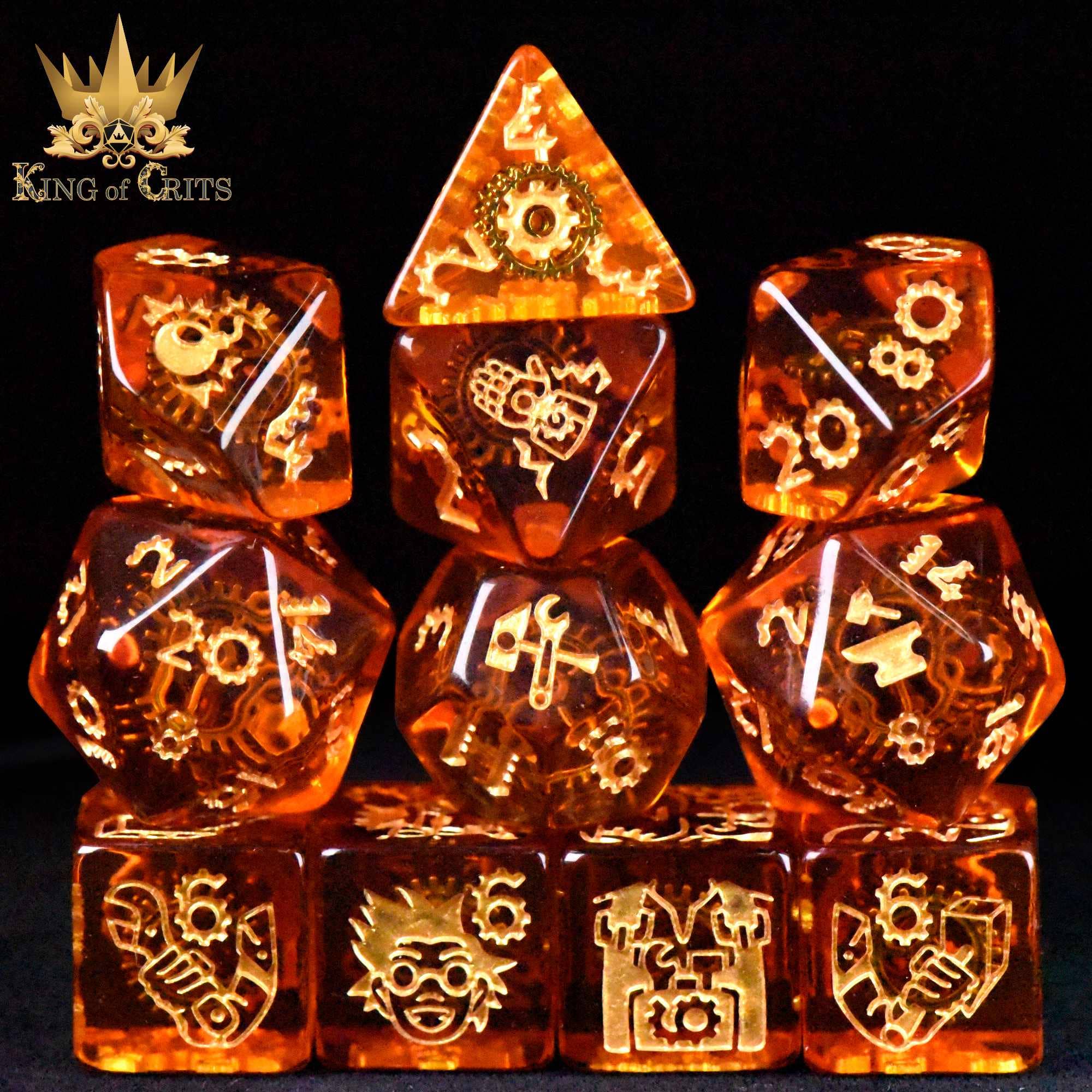 Ancient Artificer - 11 Dice Set - Image 2