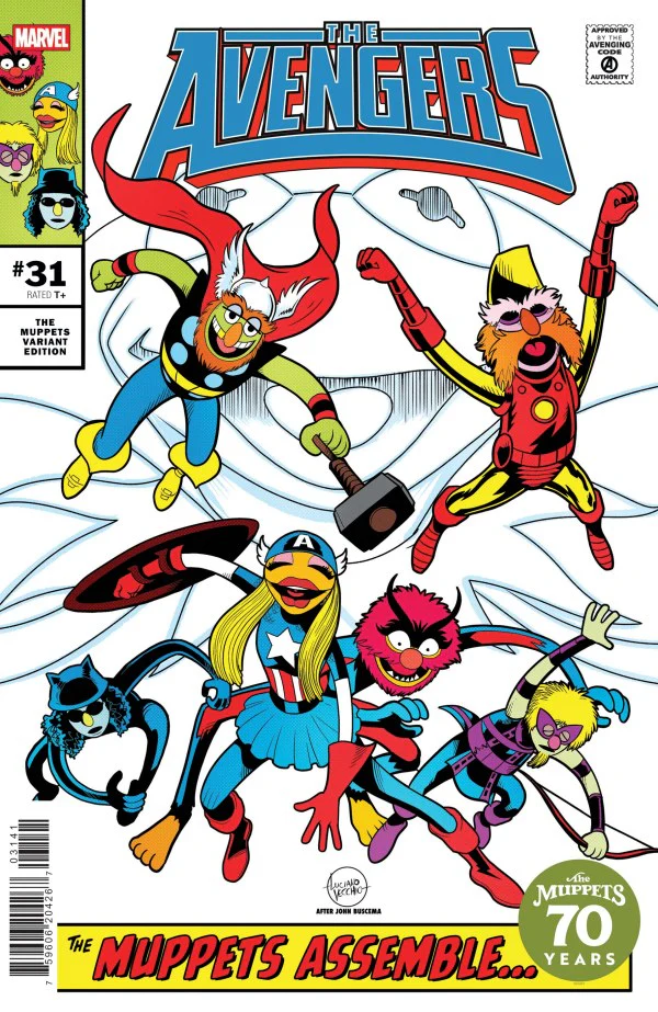 AVENGERS #31 (2025) LUCIANO VECCHIO MUPPETS VARIANT