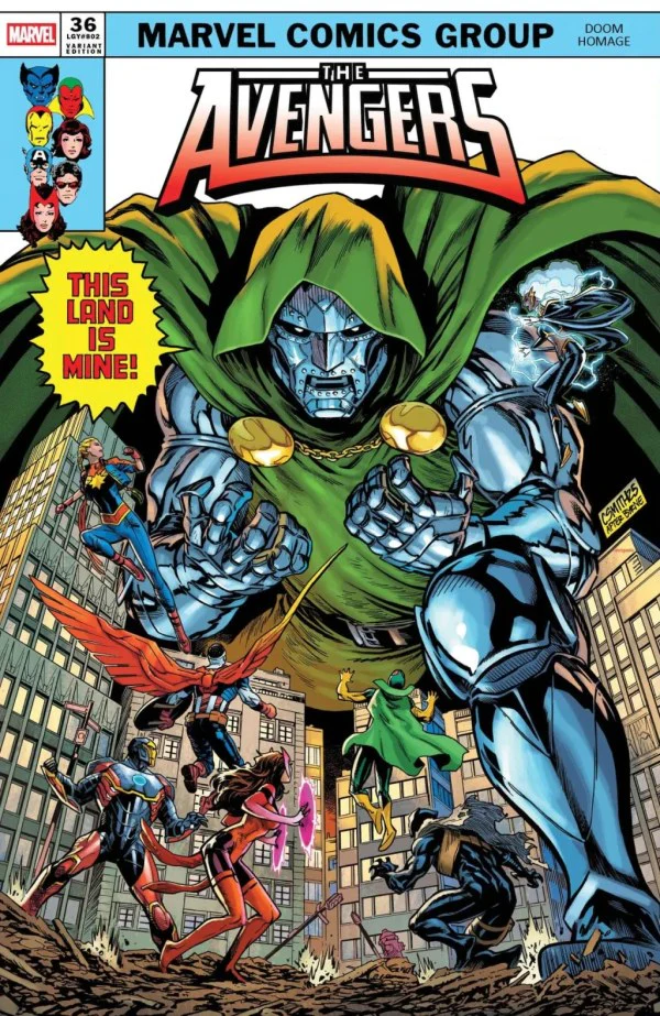 AVENGERS #36 (2026) CORY SMITH DOOM HOMAGE VARIANT