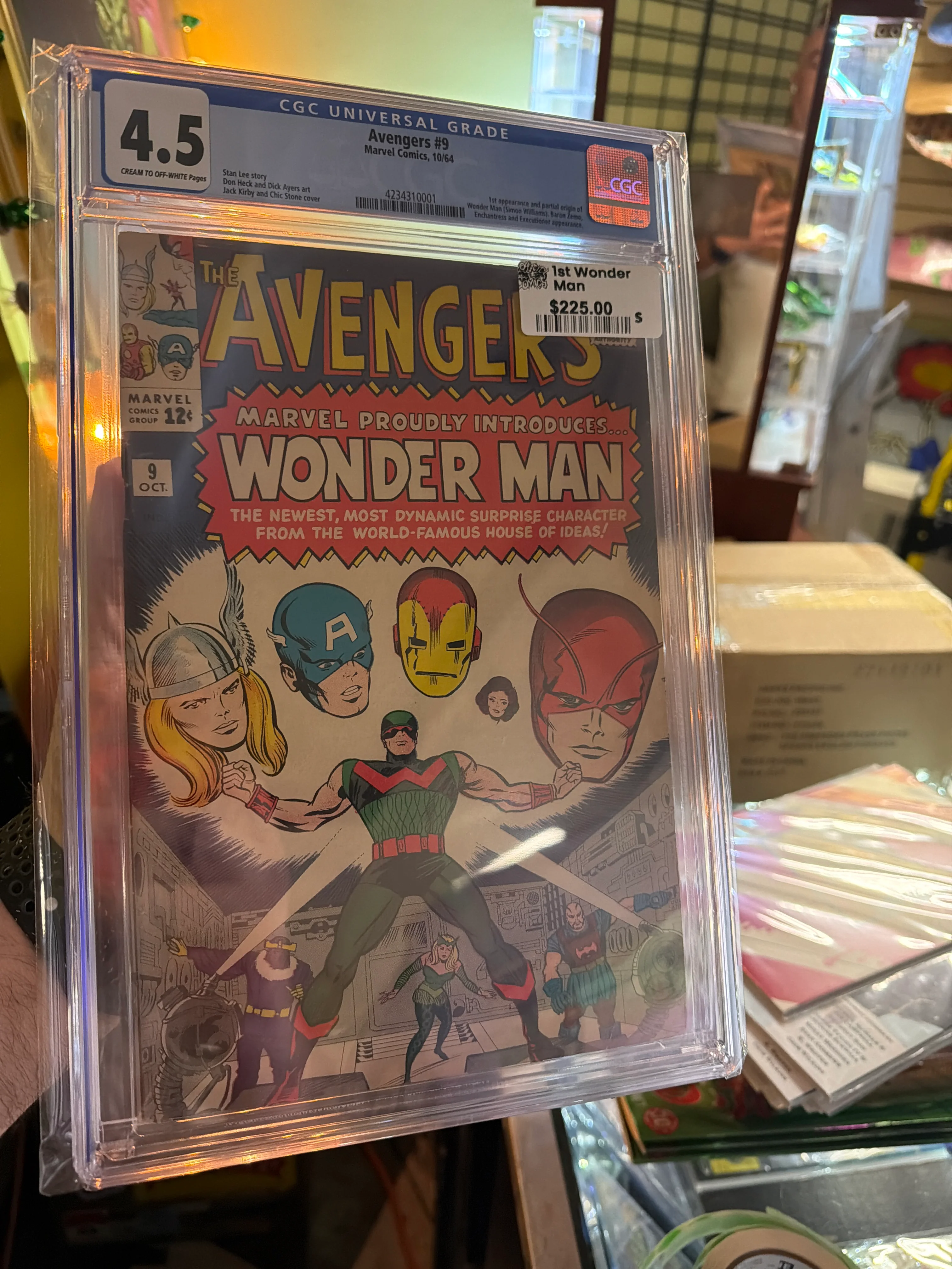 Avengers #9 CGC 4.5 Cream to Off-White Pages 1st Appearance of Wonder Man