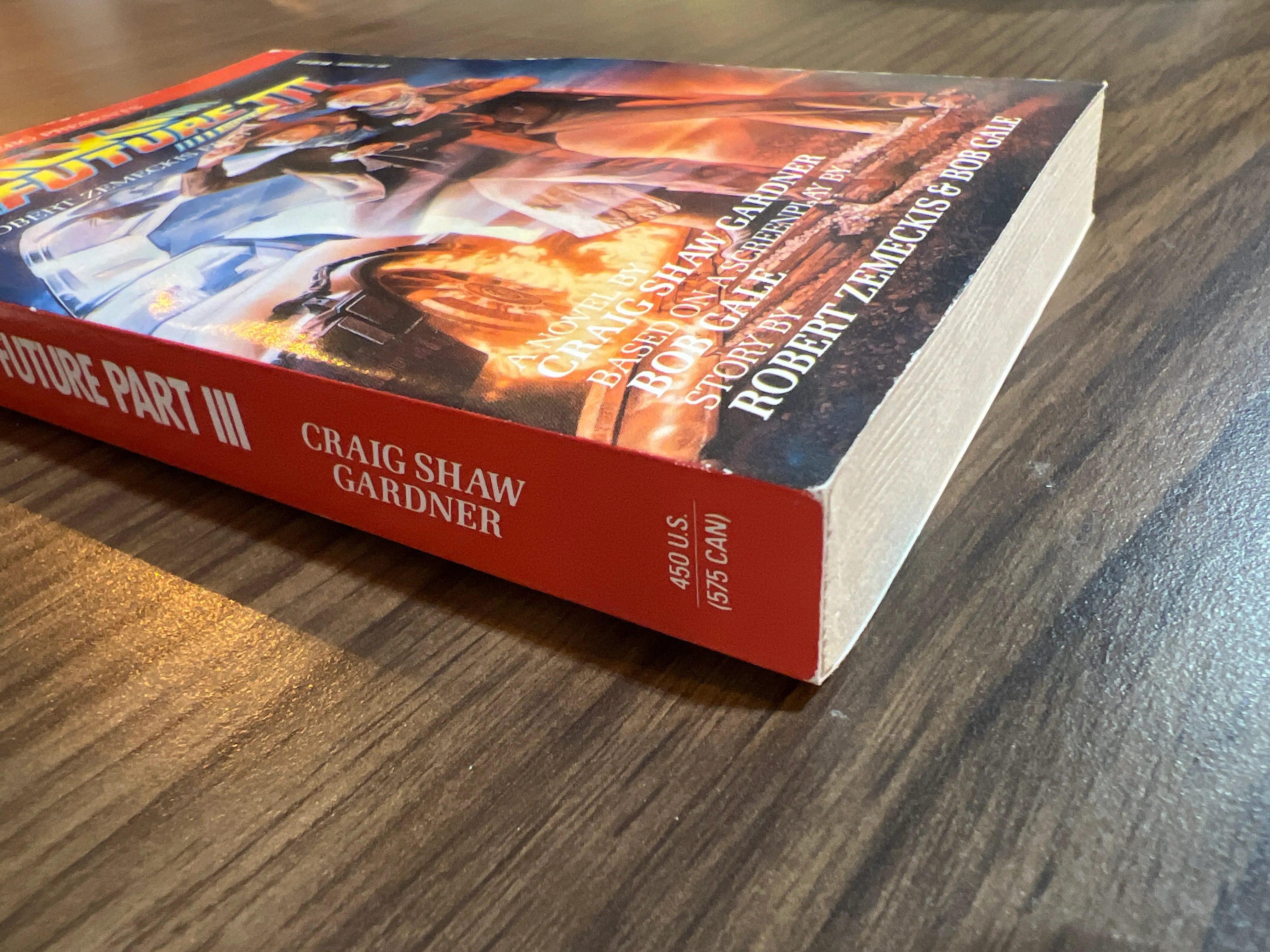 Back to the Future III   : Paperback Novelization Craig Shaw Gardner Unread - Image 2