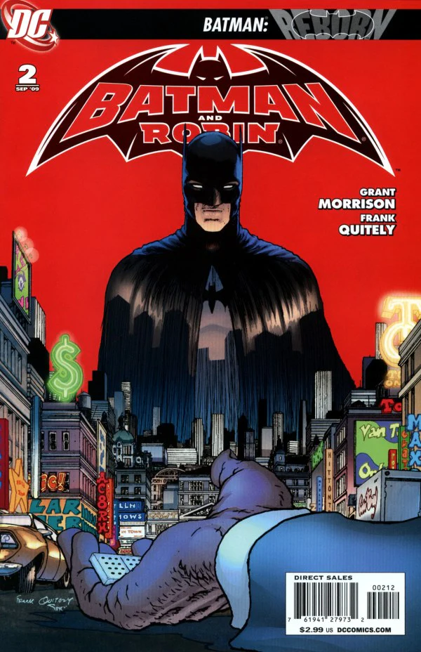 Batman and Robin #2 (2009 1st Series) 2nd Printing