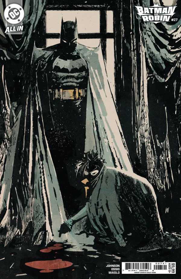 BATMAN AND ROBIN #27 CVR D ASHLEY WOOD CARD STOCK VAR