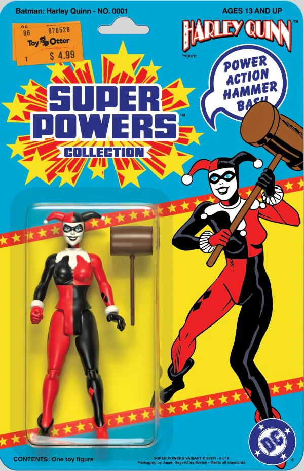 BATMAN HARLEY QUINN #1 FACSIMILE EDITION CVR B JASON GEYER & ALEX SAVIUK SUPER POWERS CARD STOCK VAR