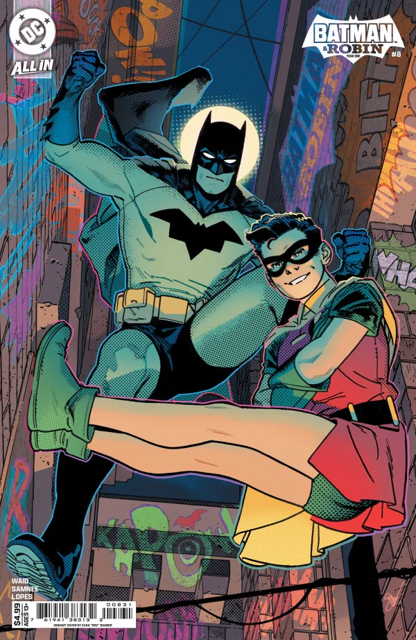 BATMAN & ROBIN YEAR ONE #8 (OF 12) CVR C EVAN DOC SHANER CARD STOCK VAR