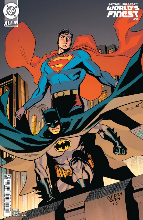 BATMAN SUPERMAN WORLDS FINEST #38 CVR B GAVIN GUIDRY CARD STOCK VAR (WE ARE YESTERDAY)