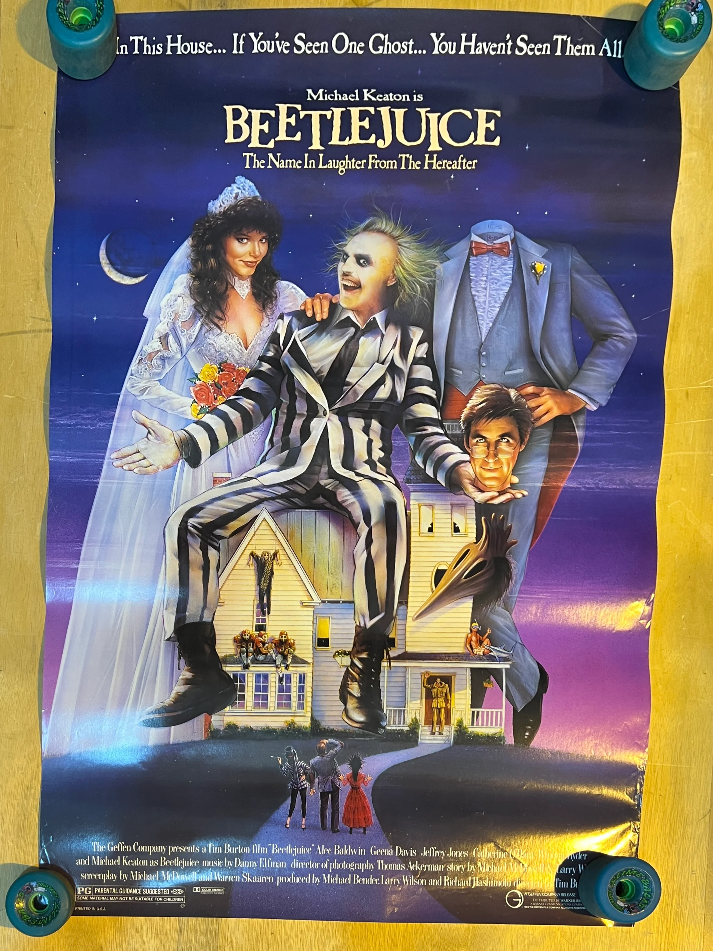 Beetlejuice  : Video Store Poster