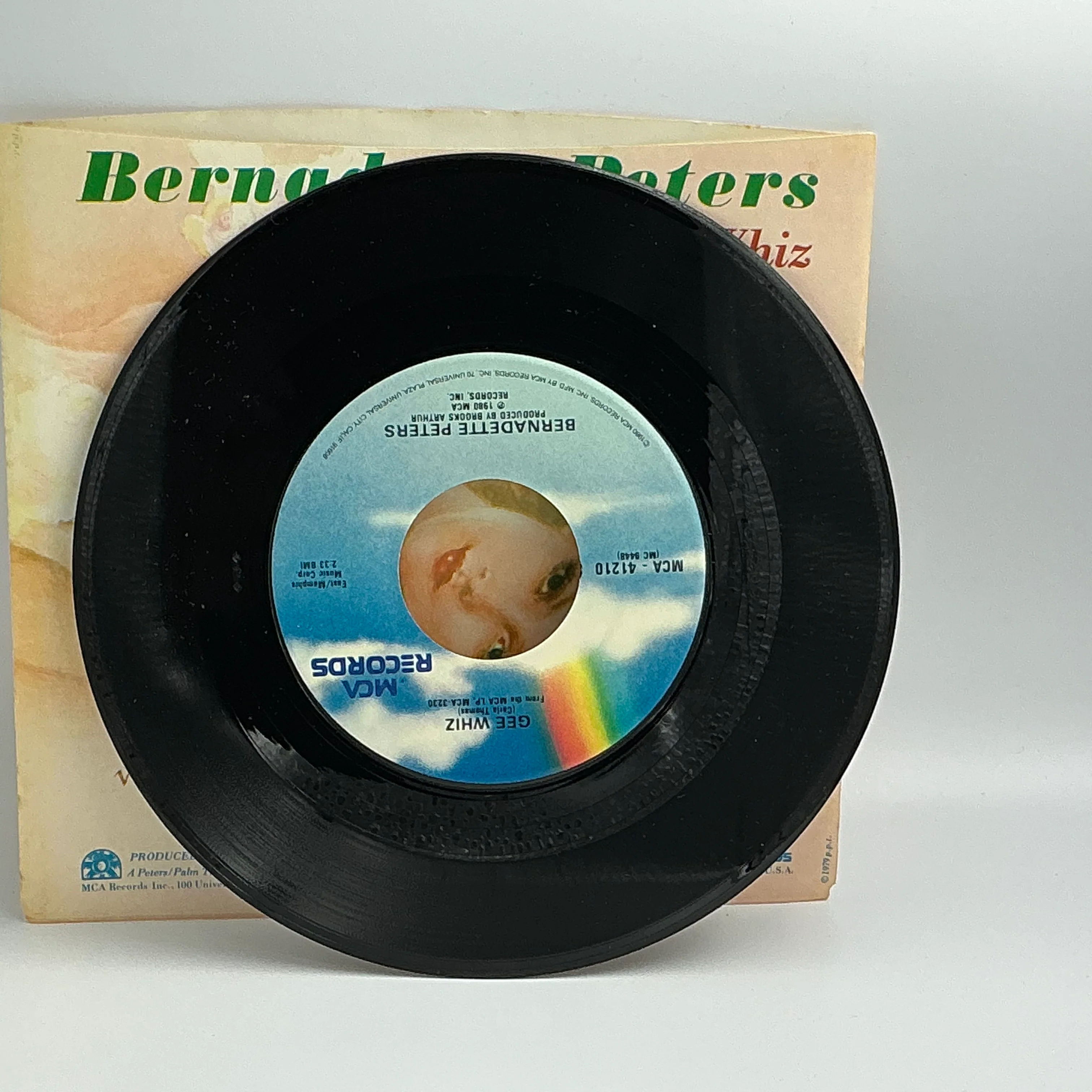 Bernadette Peters : "Gee Whiz" 7" Single Vintage - Image 3