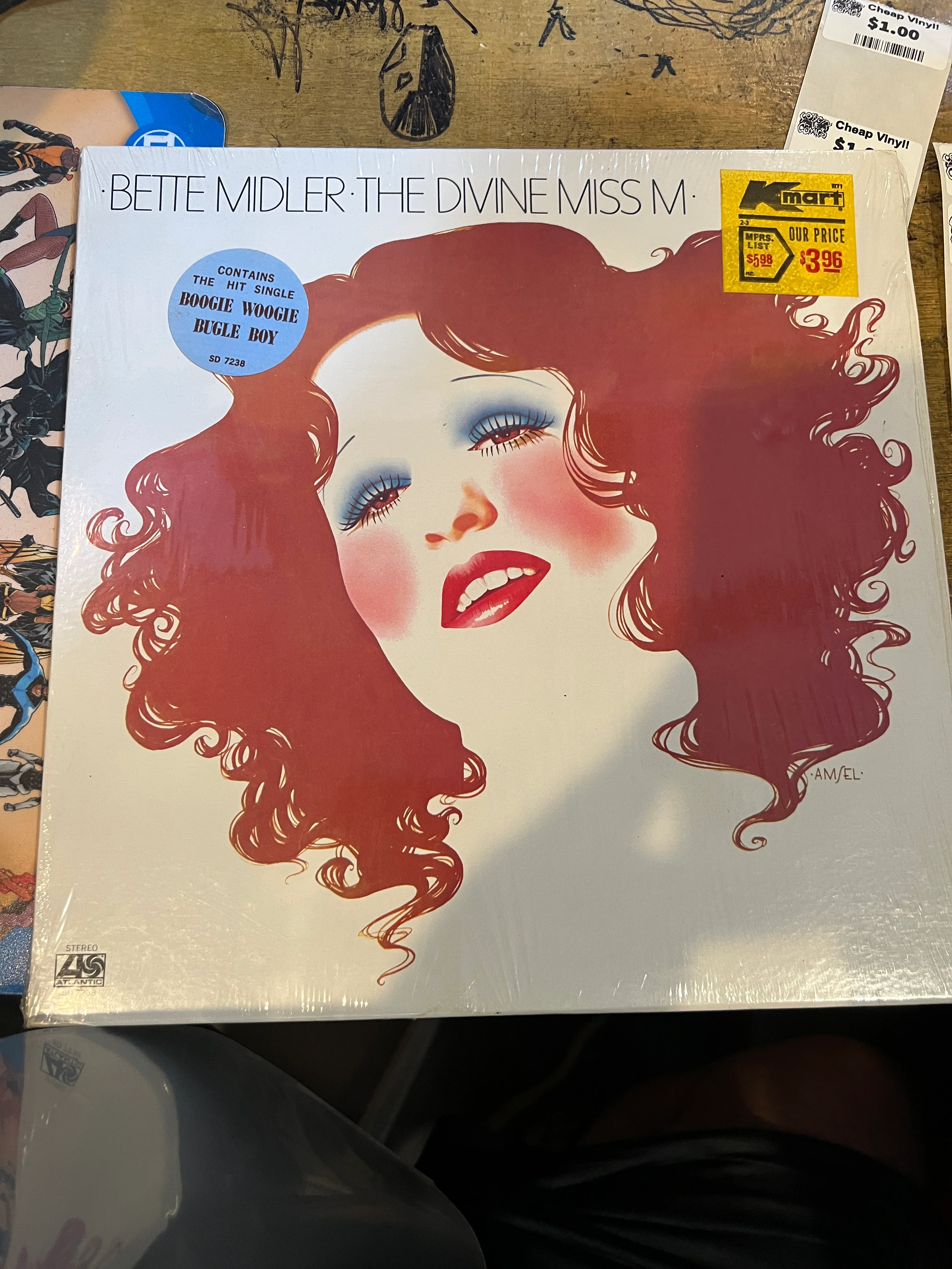 Bette Midler : The Divine Miss M - LP Soundtrack OST NM / NM 1st Pressing SD 7238