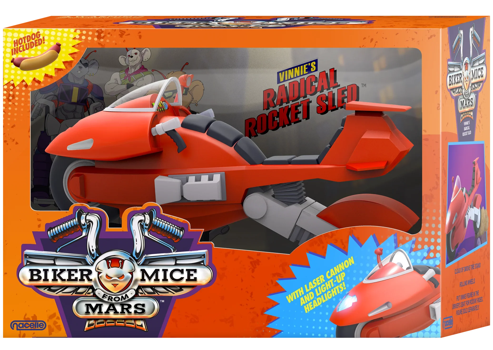 Biker Mice from Mars - Vinnie's Radical Rocket Sled Toy