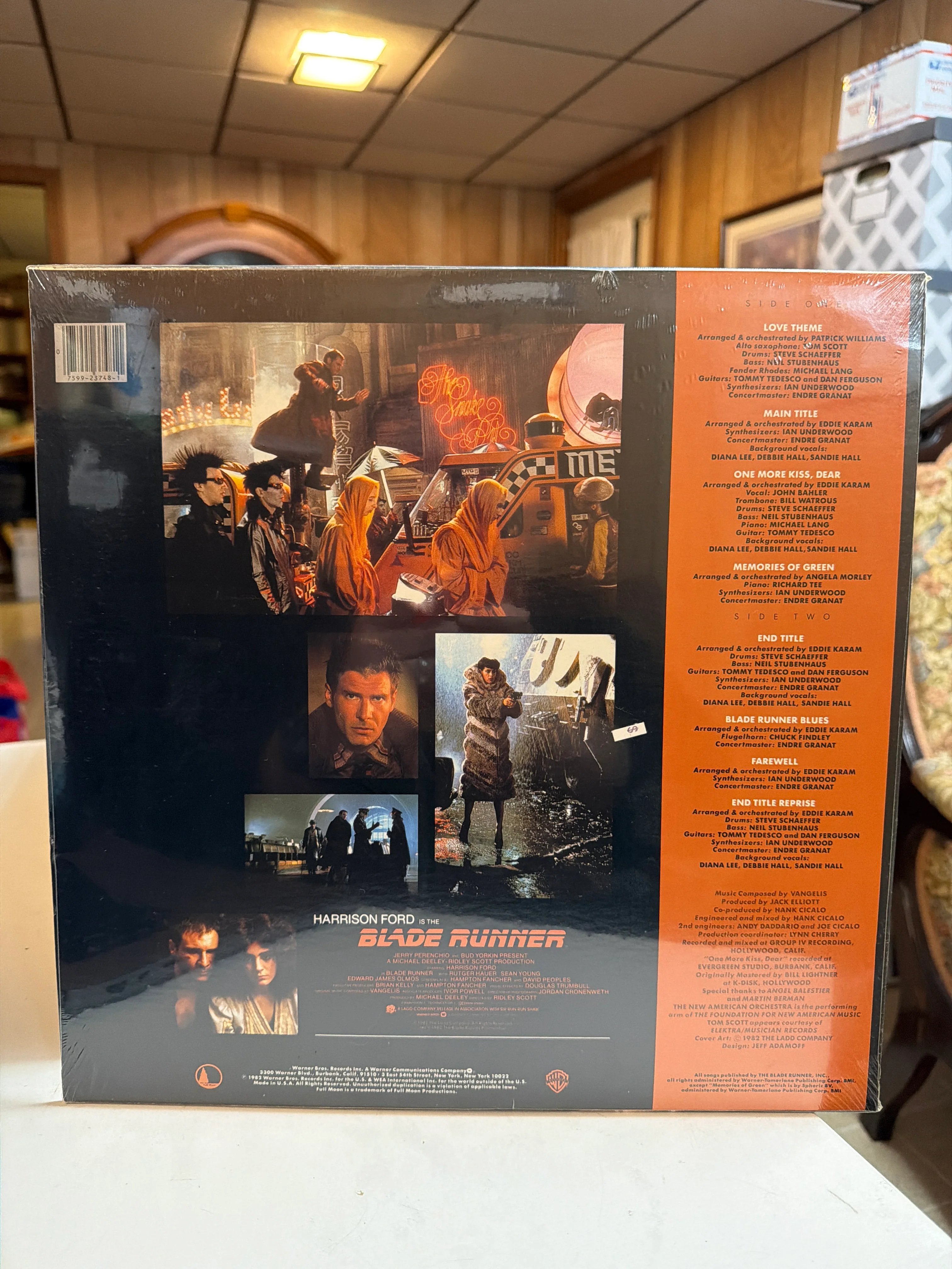 Blade Runner : OST Original Soundtrack Album LP Vintage / Sealed 1982 - Image 3
