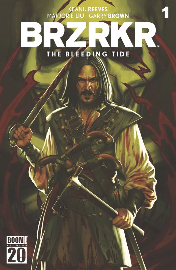 BRZRKR: The Bleeding Tide #1 E Variant (Dressed  Foil, Puebla)