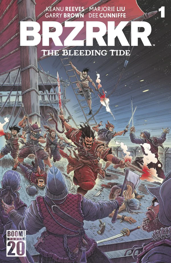 BRZRKR: The Bleeding Tide #1 K FOC Reveal Variant (Dressed  Stokoe)