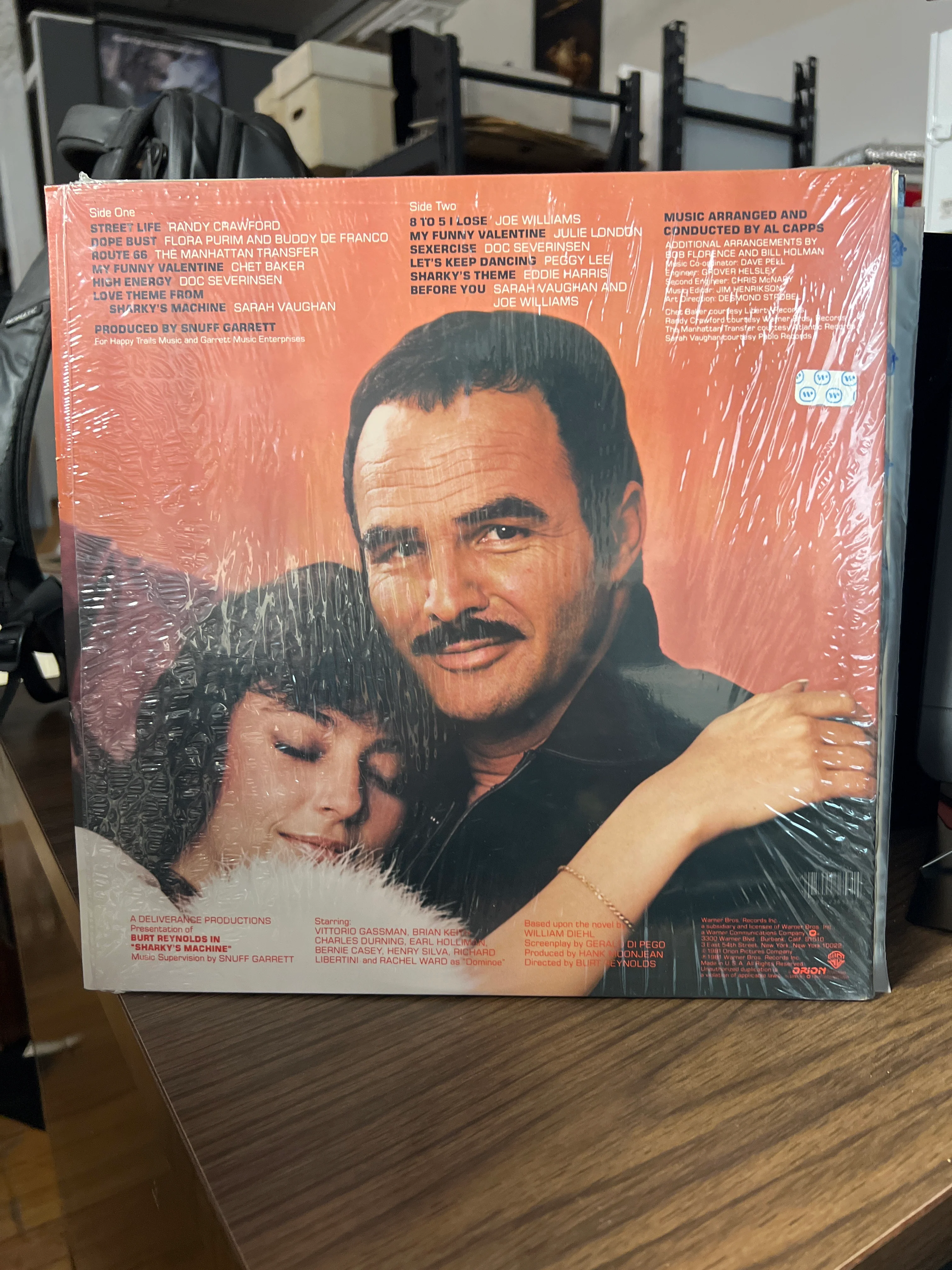 Burt Reynolds : Sharky's Machine Soundtrack LP OST EX/EX - Image 2