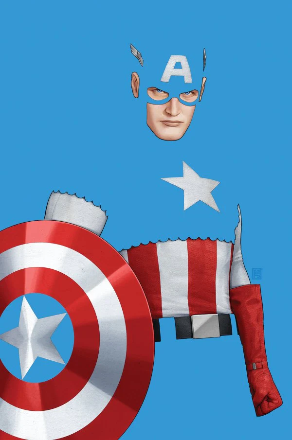 CAPTAIN AMERICA #2 (2025) JOHN TYLER CHRISTOPHER NEGATIVE SPACE VIRGIN VARIANT