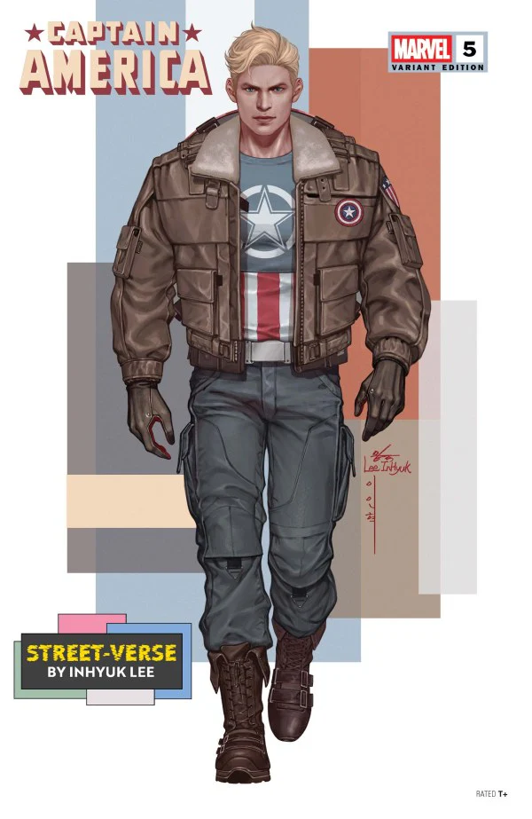 CAPTAIN AMERICA #5 (2025) INHYUK LEE STREET-VERSE VARIANT