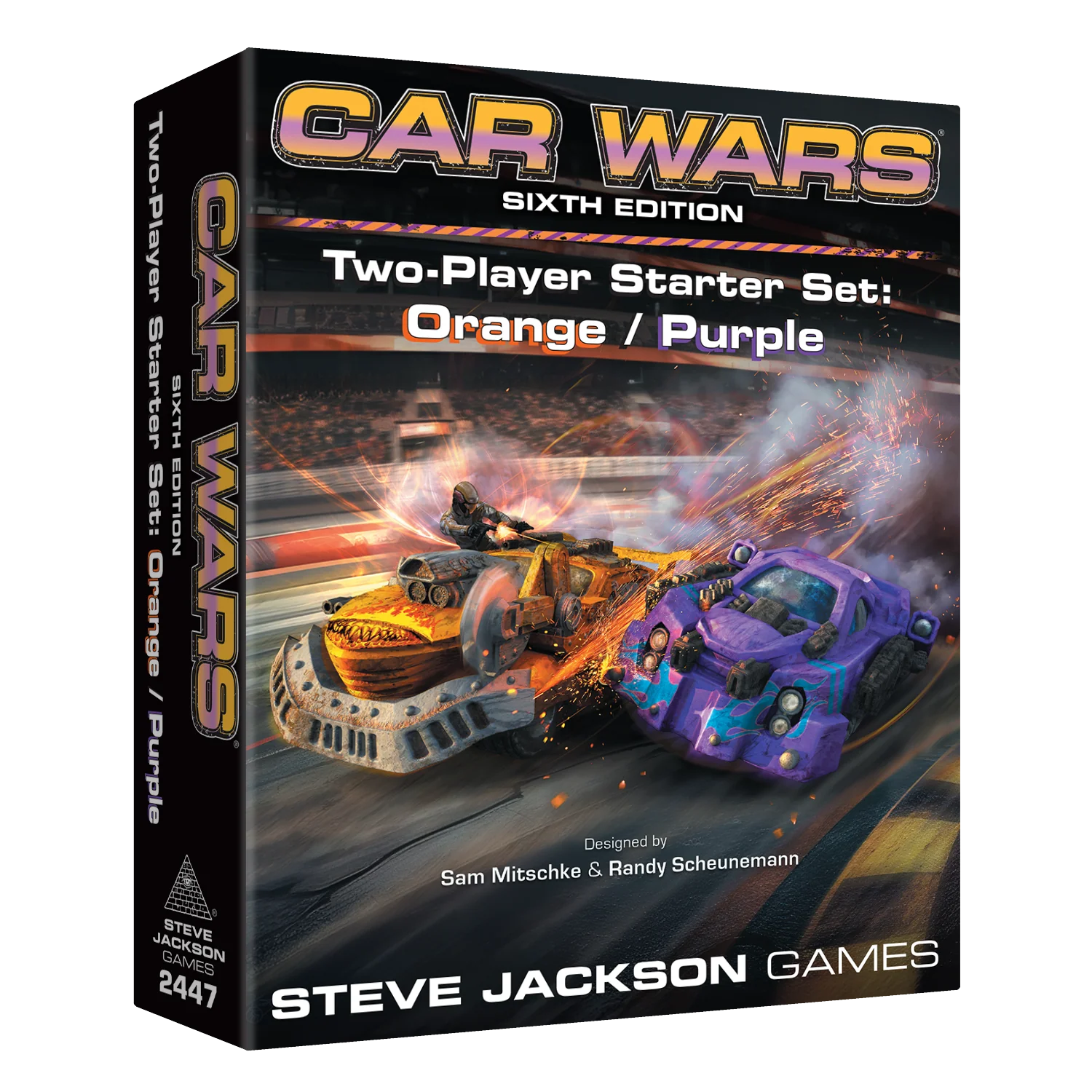 Car Wars Two-Player Starter Set Orange/Purple (Board Game)