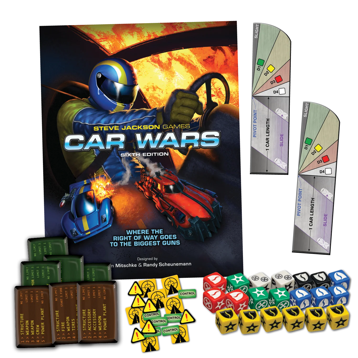 Car Wars Two-Player Starter Set Orange/Purple (Board Game) - Image 5