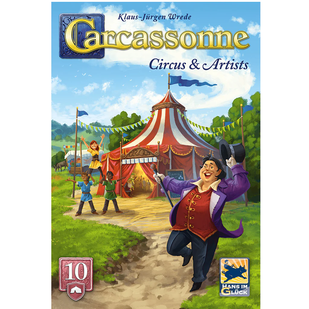 Carcassonne Expansion #10 (V3.1) : Circus & Artists (English)