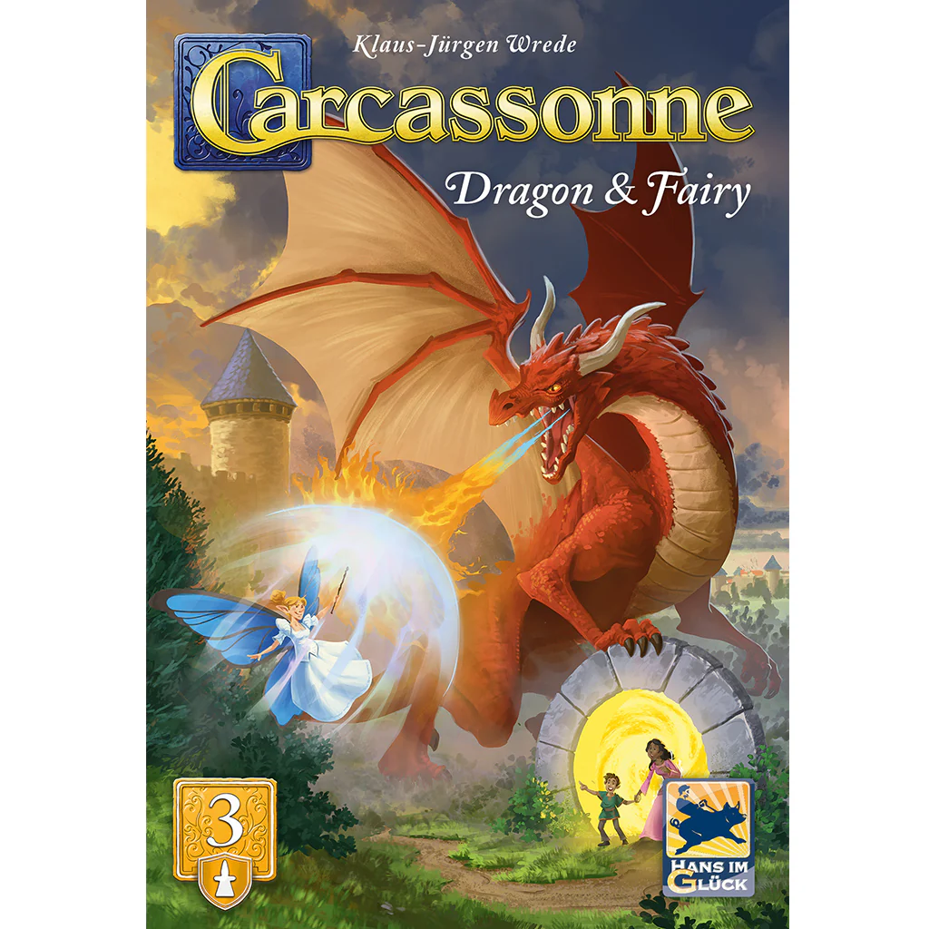 Carcassonne Expansion #3 (V3.1) : Dragon & Fairy (English)