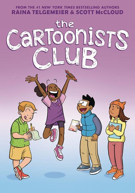 CARTOONISTS CLUB by Raina Telgemeier and Scott McCloud TP