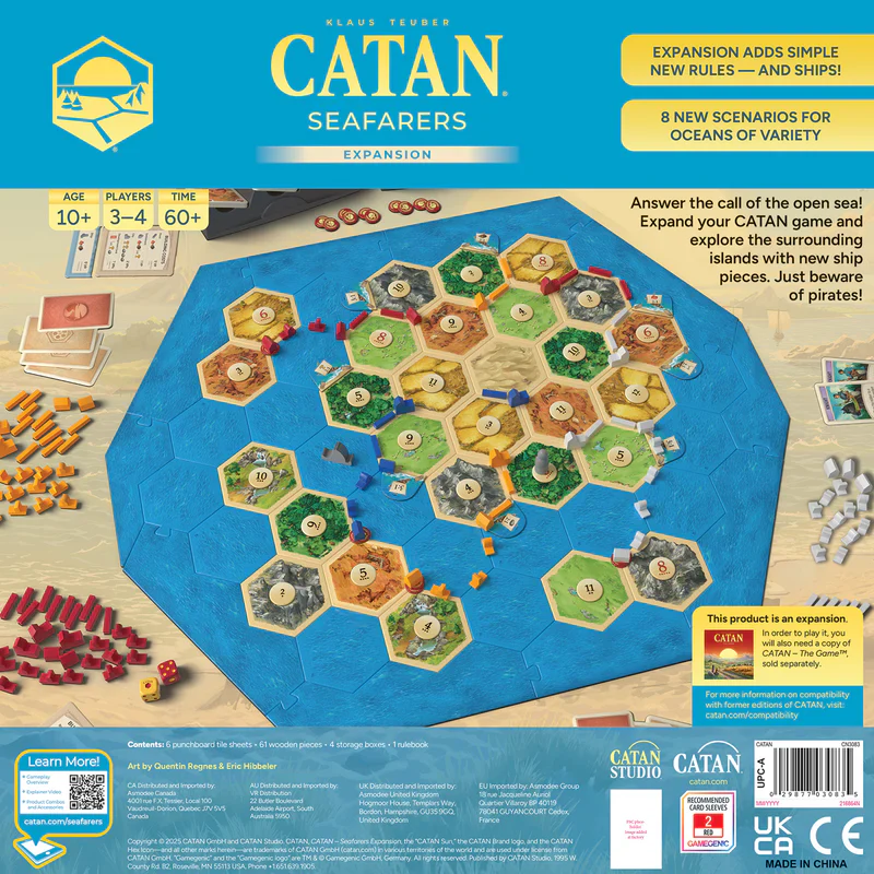 CATAN® – Seafarers Expansion (6th Edition) Board Game - Image 2