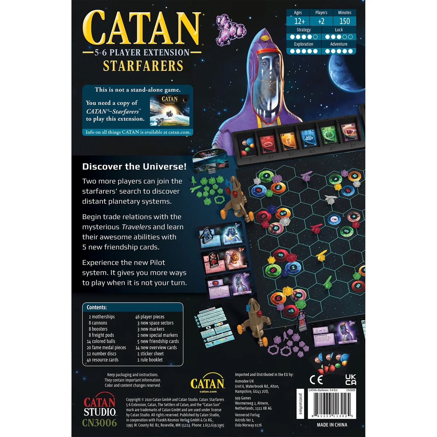 CATAN - Starfarers 2nd Edition 5-6 Player (Player Extension) - Image 2