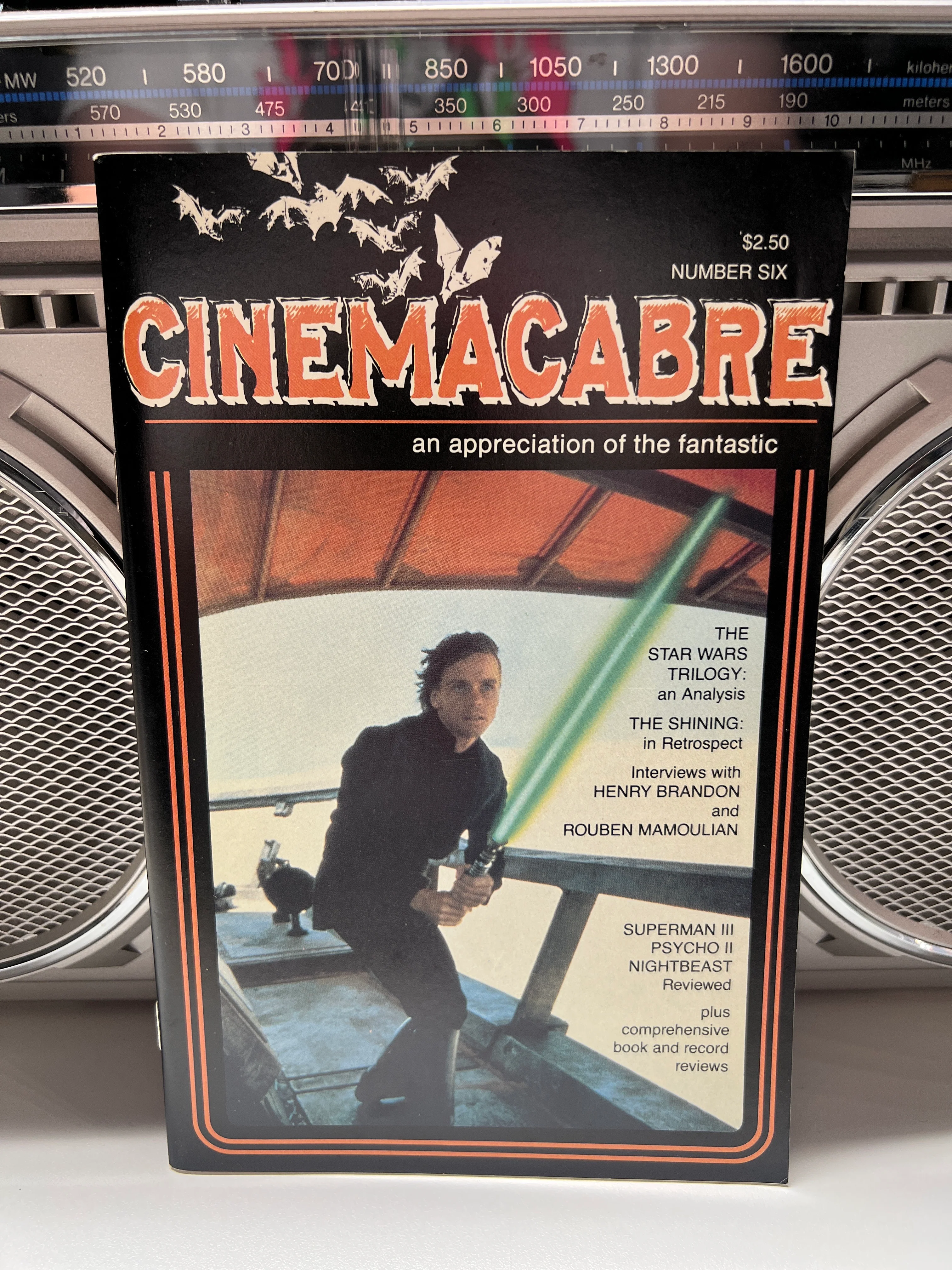 Cinemacabre #6 1978 Digest Size Fanzine Return of the Jedi Cover