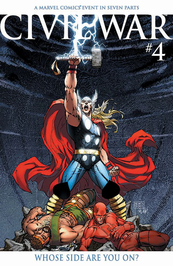 CIVIL WAR #4 FACSIMILE EDITION MICHAEL TURNER FOIL VARIANT