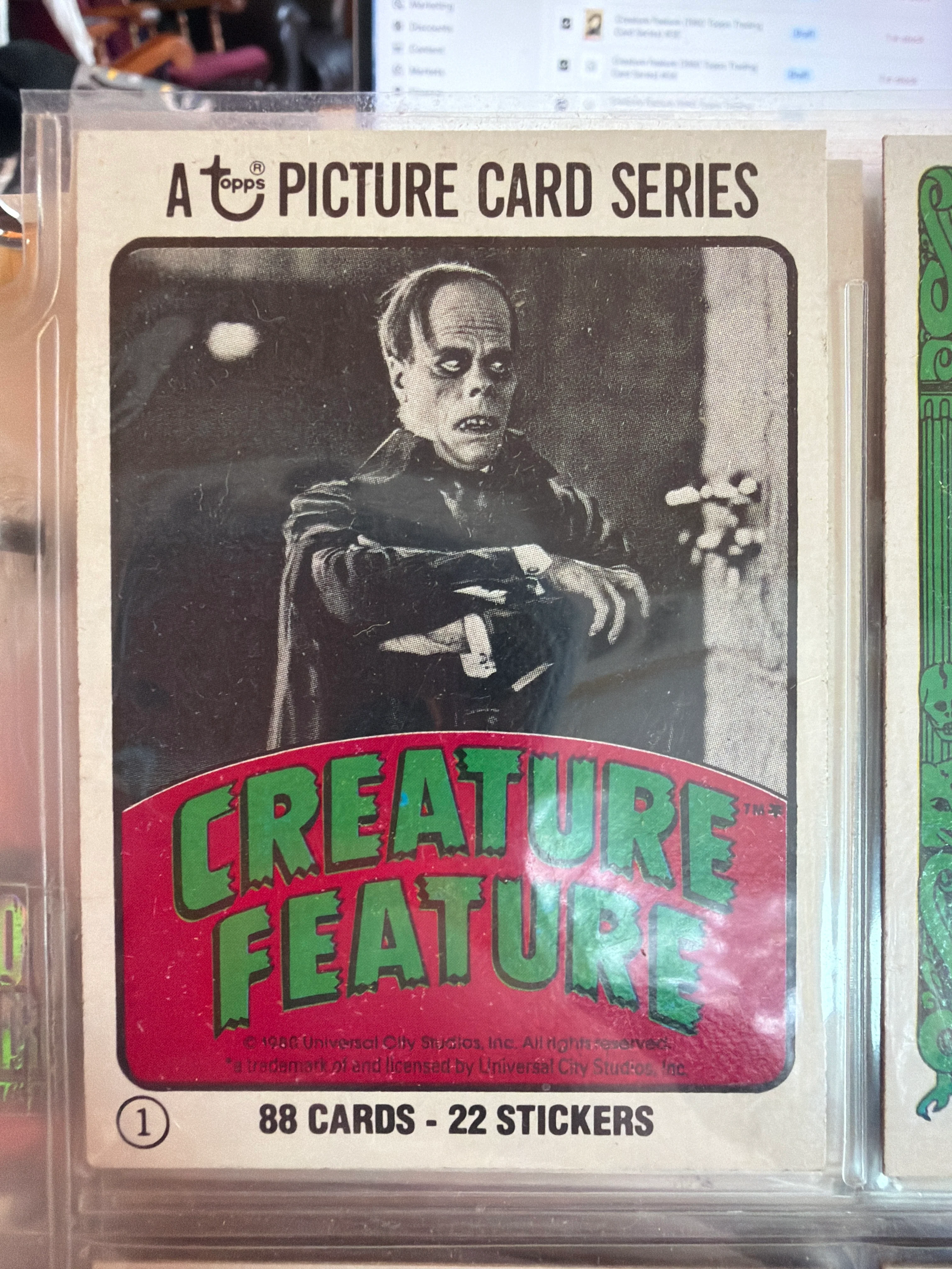 Creature Feature (1980 Topps Trading Card Series) #1