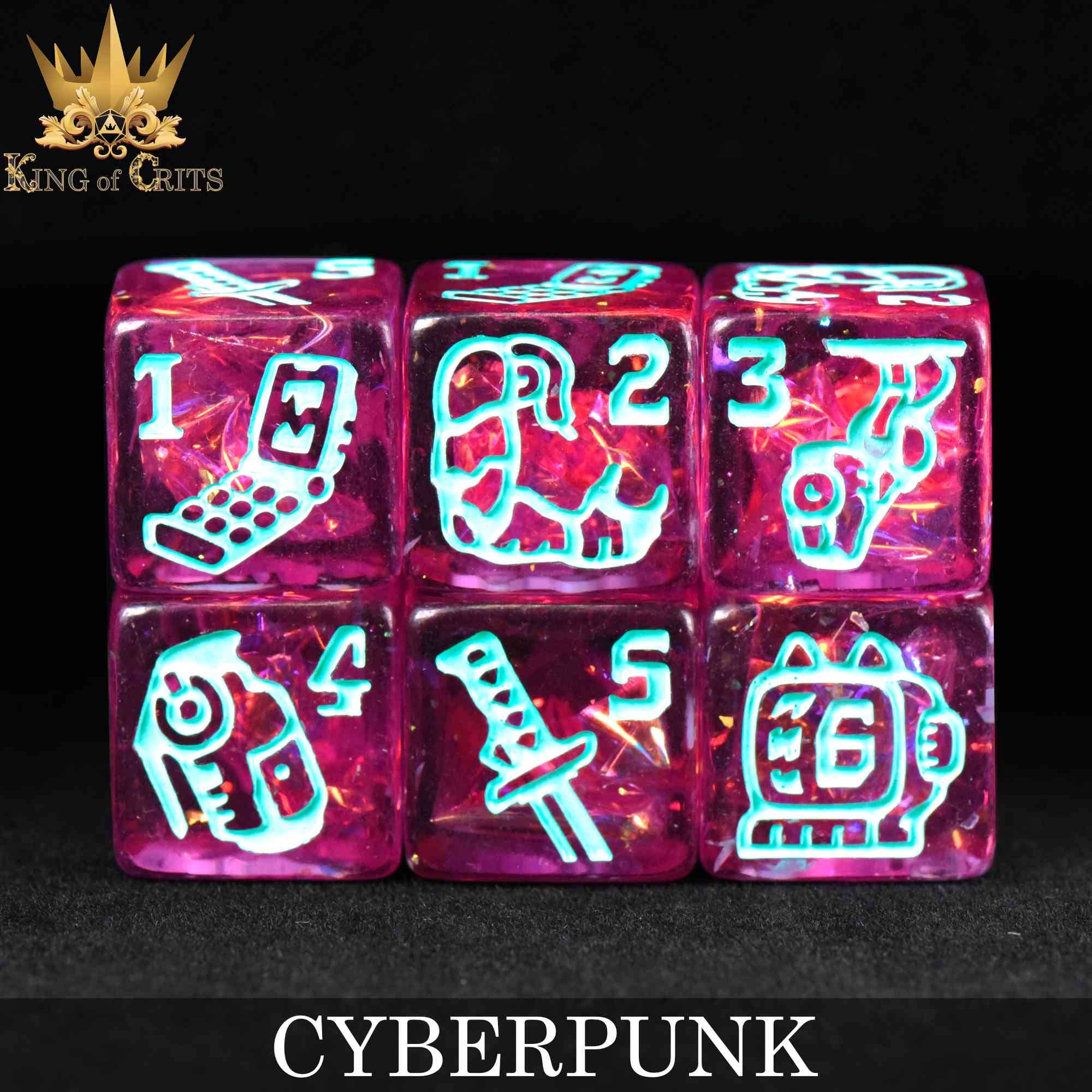 Cyberpunk - 11 Dice Set - Image 6