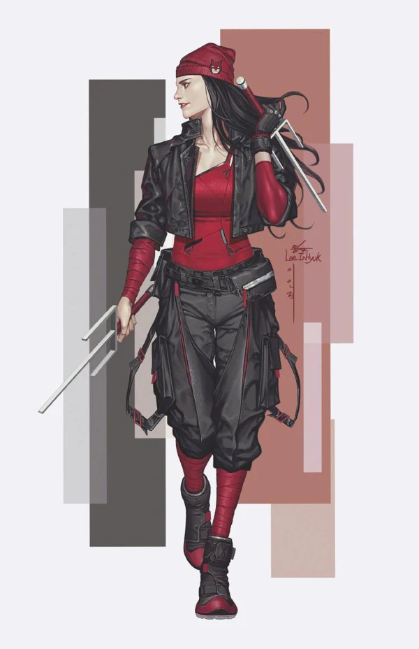 DAREDEVIL/PUNISHER: THE DEVIL'S TRIGGER #1 INHYUK LEE STREET-VERSE VIRGIN INC 1:50 VARIANT