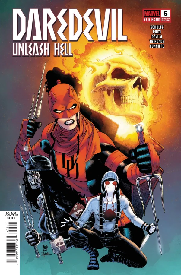 DAREDEVIL: UNLEASH HELL - RED BAND #5 [POLYBAGGED]