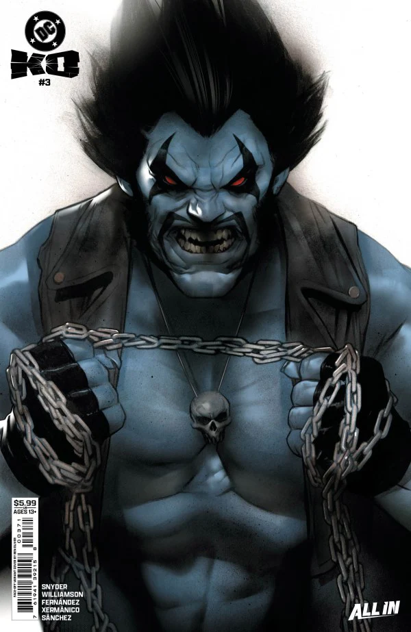 DC K.O. #3 (OF 5) CVR H BEN OLIVER FACE-OFF CARD STOCK VAR