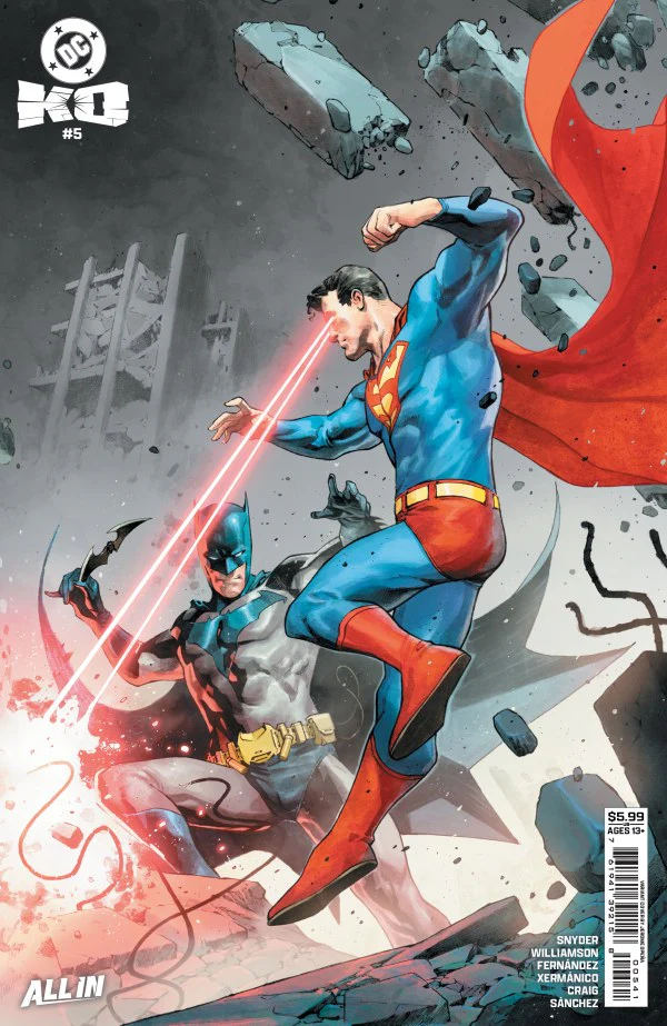 DC K.O. #5 (OF 5) CVR D JEROME OPENA CARD STOCK VAR