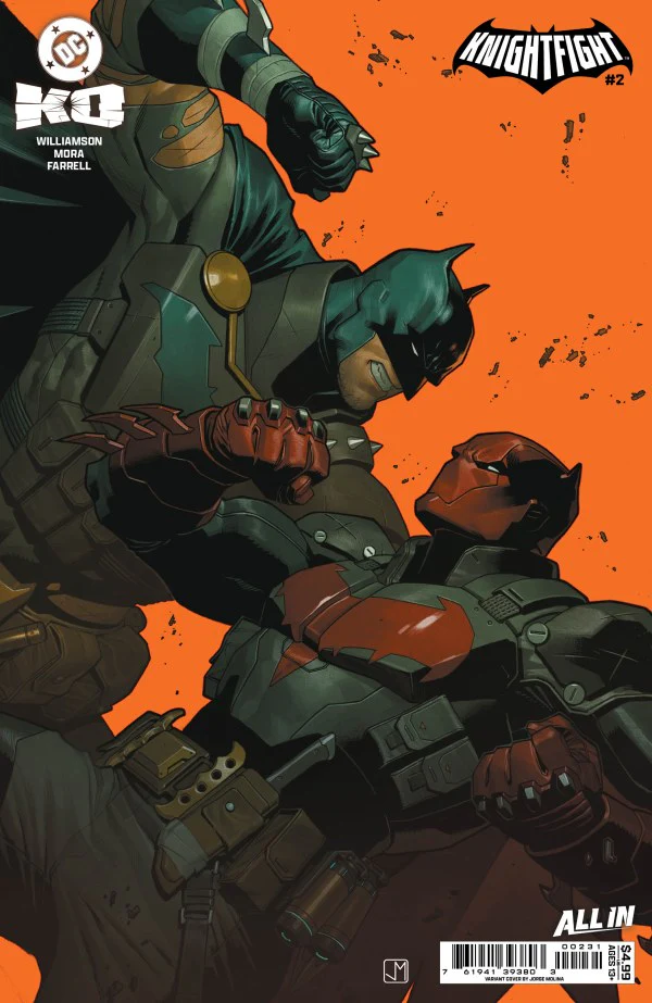 DC K.O. KNIGHTFIGHT #2 (OF 4) CVR C JORGE MOLINA CARD STOCK VAR