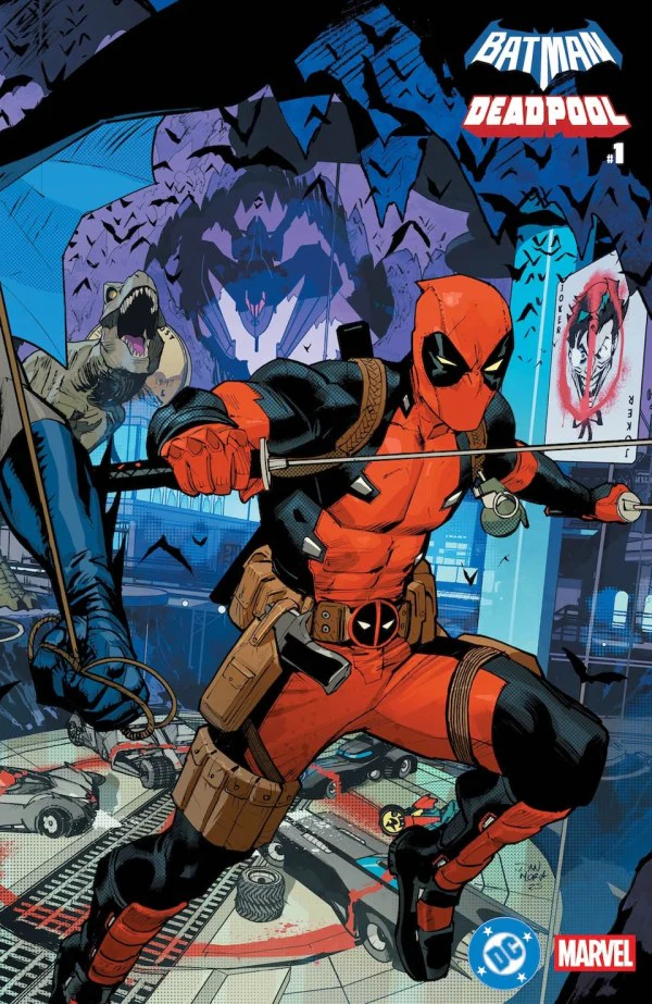 DC MARVEL BATMAN DEADPOOL #1 (ONE SHOT) CVR B DAN MORA BATMAN DEADPOOL WRAPAROUND CARD STOCK VAR